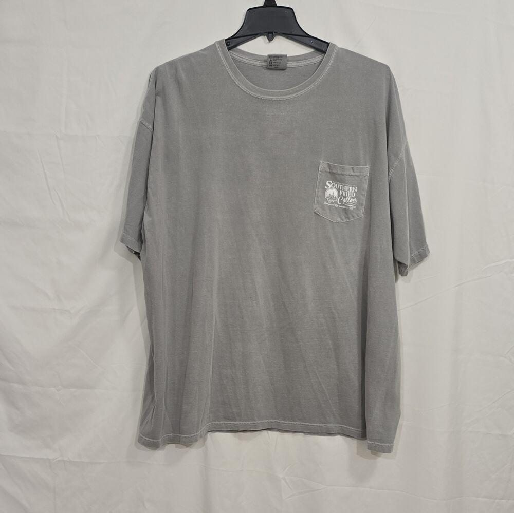 Comfort Colors Southern Fried Cotton Mens 3XL Gray Dont Tread On Me Tee